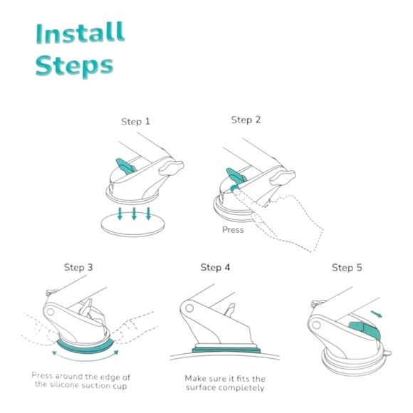 New Car Phone Mount & Mini Car Trash Bin Bundle - Picture 2 of 6